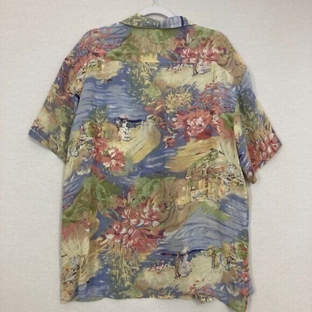 Vintage Coldwater Creek Watercolor Artsy Novelty Relaxed‎ Fit Button Down XL - Picture 9 of 11